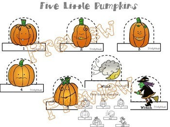 pumpkin finger puppets