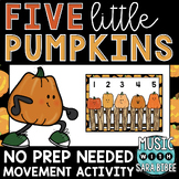 Five Little Pumpkins - Mini Movement Activity {Music and N