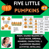 Five Little Pumpkins: Poem, Ordinal Numbers, Characters, R