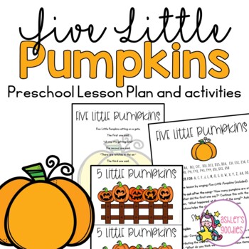 Preview of Five Little Pumpkins Preschool Lesson (Highscope)