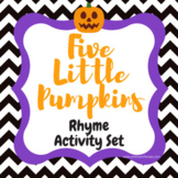 Five Little Pumpkins Rhyme Activity Set