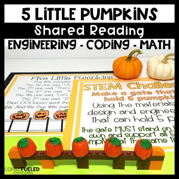 Preview of Five Little Pumpkins Activities STEM