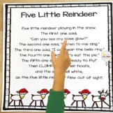 Five Little Reindeer - Christmas Poem for Kids