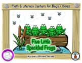 Five Little Speckled Frogs - Center Bag Reader & Activitie