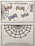 Five Little Spiders Poem Booklet
