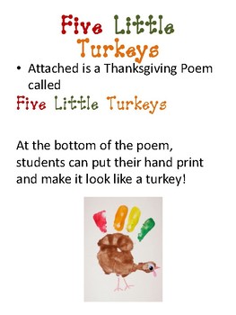 Thanksgiving math ideas kindergarten