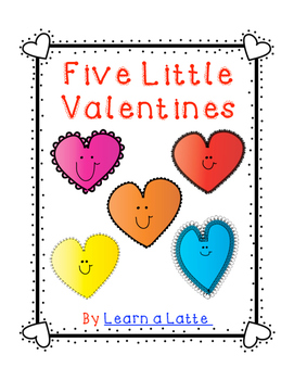 Preview of Five Little Valentines - FREE Little Reader