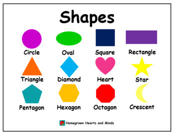 Five Mini Posters (Colors, Gray Shapes, Colorful Shapes, Numbers, Alphabet)