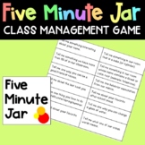 Five Minute Jar Game Classroom Management Tool