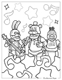 Five Nights At Freddy’s Coloring Pages