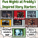 Five Nights at Freddy's Inspired Story Starter Writing Activities