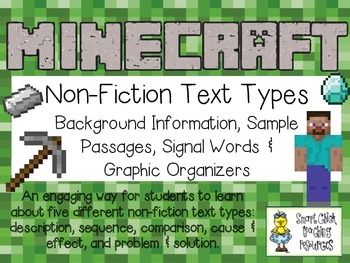 Preview of Five Non-Fiction Text Types ~ Passages & Organizers