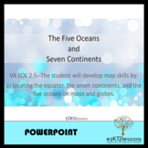 Five Oceans and Seven Continents Powerpoint