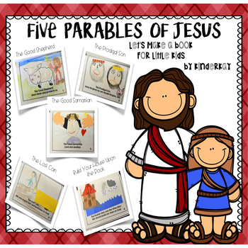 Preview of Five Parables of Jesus - Crafts and Coloring Book