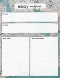 Five-Paragraph Essay Graphic Organizer - Essay "Mapping" Activity