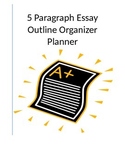 Five Paragraph Essay Outline Organizer Planner