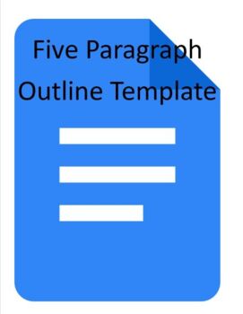 Preview of Five Paragraph Essay Outline Template
