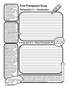 Preview of Five Paragraph Essay Template