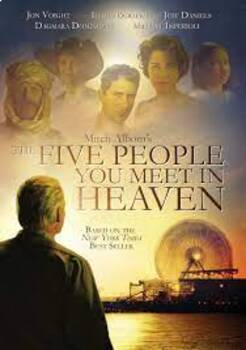 The Five People You Meet In Heaven Test Worksheets Teaching Resources Tpt