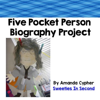 Preview of Five Pocket Person Biography Project