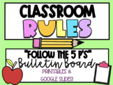 Back to School Bulletin Board: Following the 5 Ps