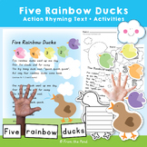 Subtraction Action Rhyme The Rainbow Ducks