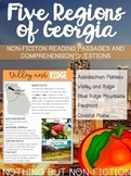 The Five Regions of Georgia Reading Passages