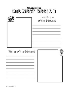 Regions of the United States: Midwest, Scrapbook (5 Regions) by Jill Russ
