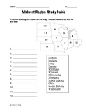Regions of the United States: Midwest, Study Guide (5 Regions)