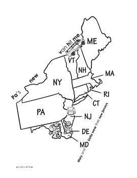 Regions of the United States: Northeast, Study Guide (5 Regions) by ...