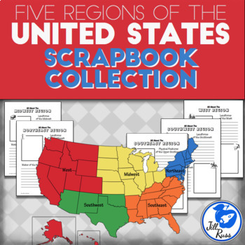 Download Five Regions of the United States: Scrapbook Bundle by ...