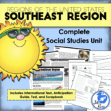 Regions of the United States: Southeast, Complete Unit (5 