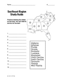 Regions of the United States: Southeast, Study Guide (5 Regions)