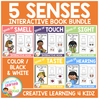 Preview of Five Sense Interactive Book Bundle