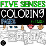 Five Senses Coloring Pages