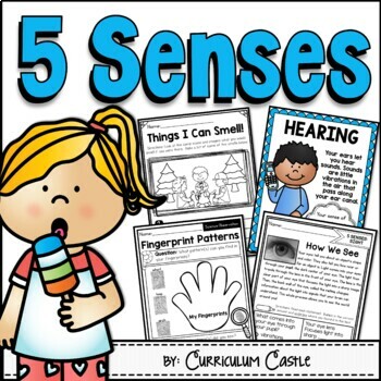 Preview of Five Senses Activities