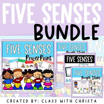 Preview of Five Senses Activities BUNDLE