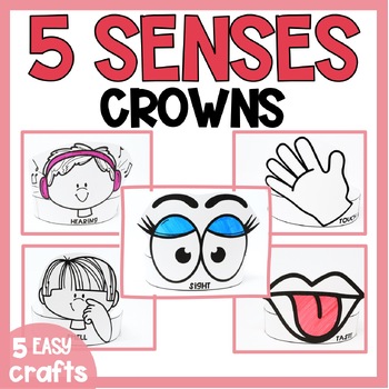 Preview of Five Senses Preschool Activity | Easy Craft Kindergarten | 5 Senses Activities