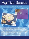 Five Senses Activities to Review sight, hearing, touch, ta