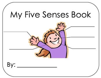 Preview of Five Senses Book -students make personal connections to their senses!