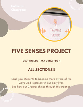 Preview of Five Senses: Catholic Imagination COMPLETE PROJECT