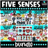 Five Senses Clip Art Bundle {Educlips Clipart}