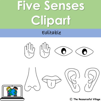 Preview of Five Senses Clipart