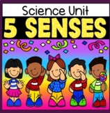 Five Senses Complete No Prep Science Unit! Lessons, Activi