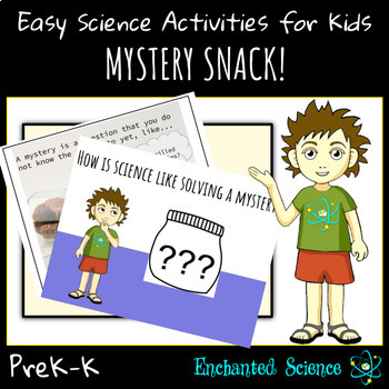 Preview of Five Senses PreK and Kindergarten Nature of Science Activity