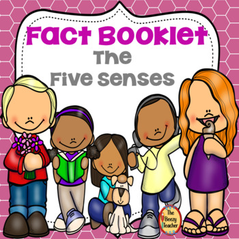 Preview of Five Senses Fact Booklet | Health | Comprehension | Writing | Craft