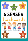 Five Senses Flashcards for Kids