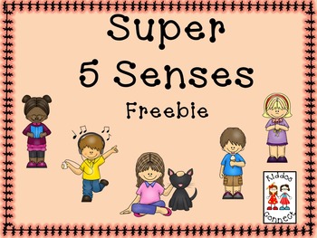 Preview of Five Senses Freebie