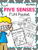 Five Senses Fun Packet ~ NO PREP