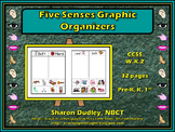 Five Senses Graphic Organizers & Writing Prompts